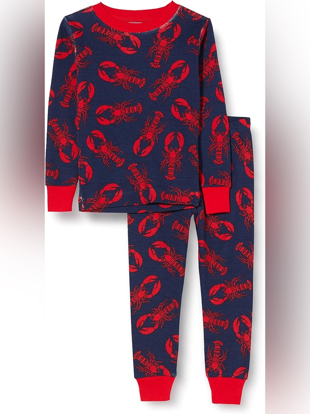 Hatley Little Blue House LOBSTER🦞PJ’s, Boys 6